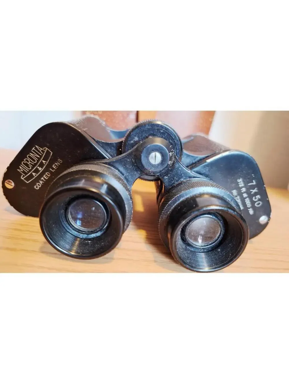 Vintage Micronta A&A 7x50 Binoculars J-B191 Japan Triple Tested CLEAR OPTICS